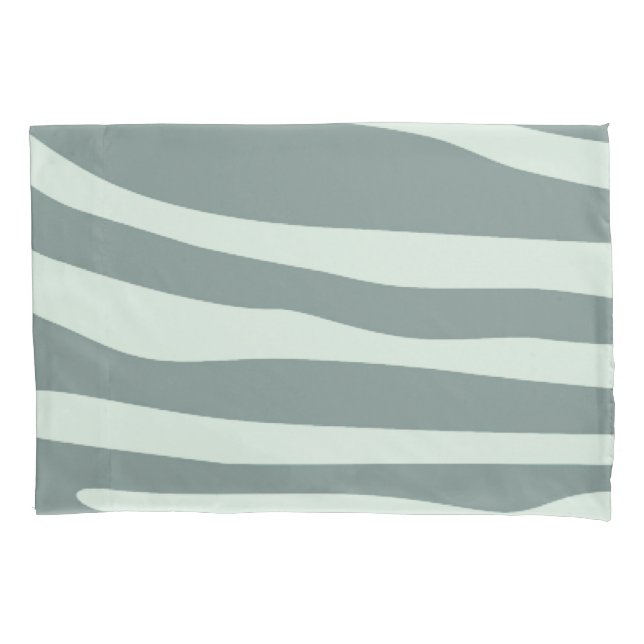 Verde-mint e creme e impressão zebra preta (Frente)