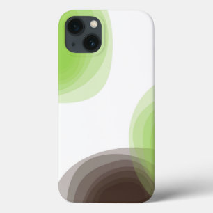 Verde, moderno, simples, abstrato gráfico de flore
