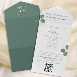 Verde Moderno Simples e Minimalista | RSVP de Códi