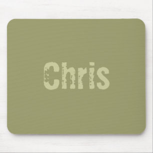 Verde Mousepad do exército de Chris