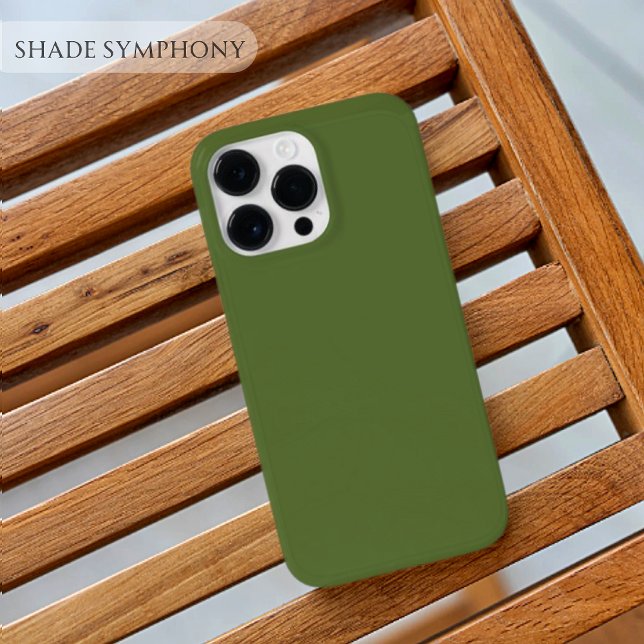 Verde-oliva-escuro Um dos melhores tons verdes sól (Plain solid green samsung iphone cases)