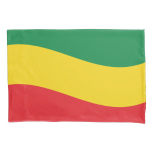 Verde, ouro (amarelo) e bandeira das cores