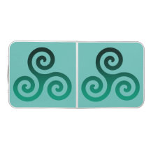 Verde Triskele Símbolo Celta Antigo Mint