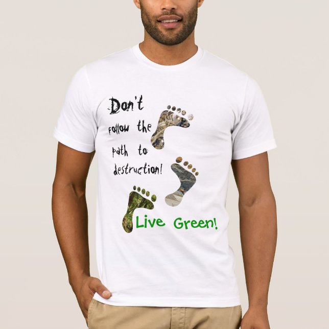 Verde vivo! t-shirt (Frente)