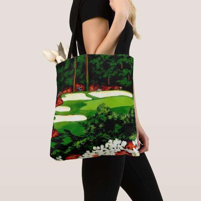 Verdes, campo de golfe Tote Bag (Close Up)