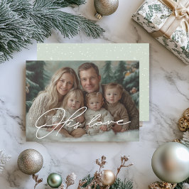 Verdes interrogam-se sobre o seu cartão de Natal d