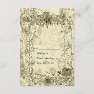 Verdigris italiano Vintage rsvp com envelopes