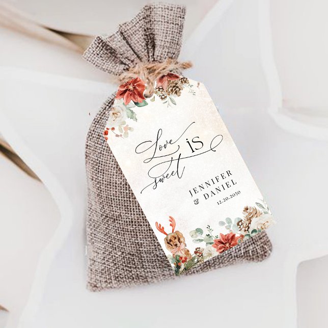 Verdinho Vermelho Inverno Pinecone - Etiqueta de P (Criador carregado)