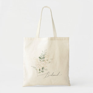 Verdura Caprichosa e Dourado   Bolsa Tote para Dam