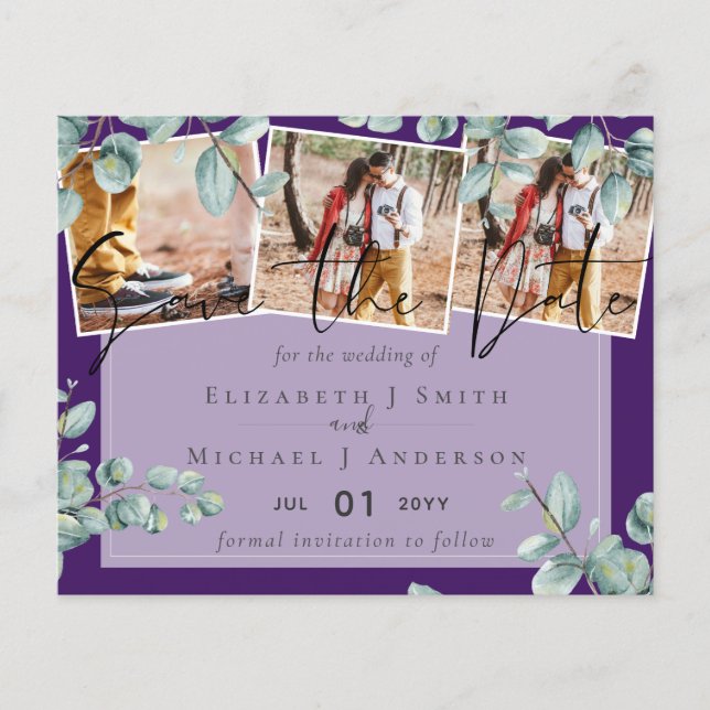 Verdura Eucalipto Lilás Cinza Limão Casamento (Frente)