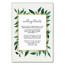 Verga Aquarela Botânica Inserir Cartões