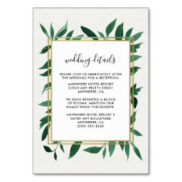 Verga Aquarela Botânica Inserir Cartões