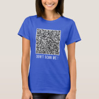 Verificação de código QR Informa sua camiseta engr