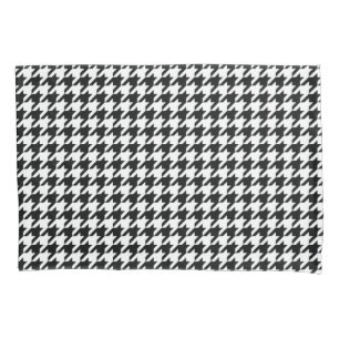 Verificação de houndstooth Clássico Branco Preto