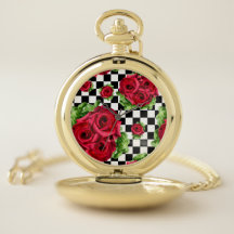 Verificação Rockabilly da rosa vermelha