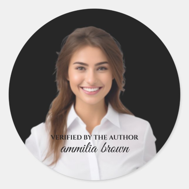 verificado pelo Autocolante | Assinatura do Livro  (Frente)