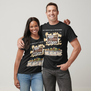 Verificadores de Fatos Camiseta Preta com Humor
