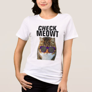 Verifique Meowt, Camisetas engraçadas de gatos