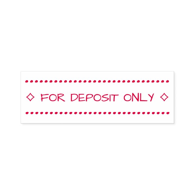 Verifique o carimbo de borracha de endosso restrit (Design)