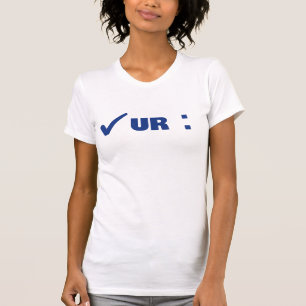 Verifique o COR UR: T-Shirt