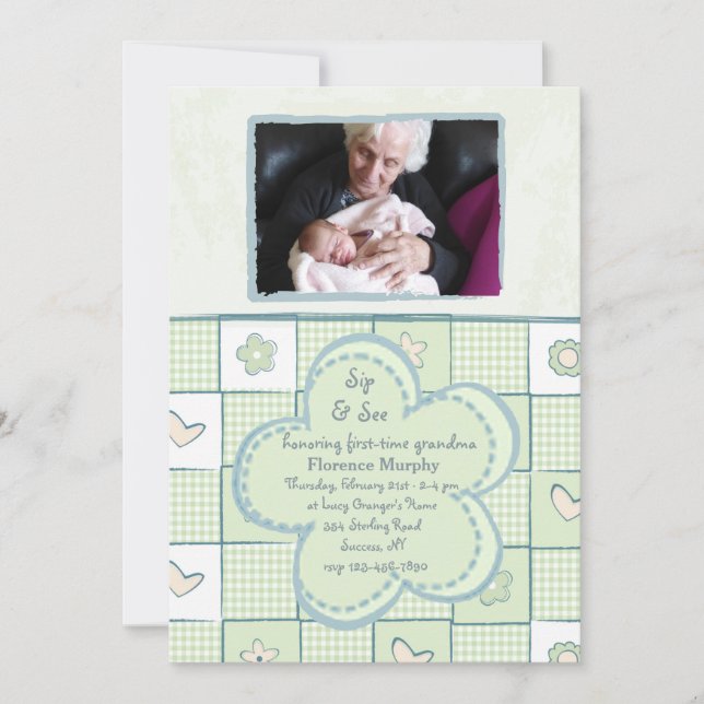 Verifique o sorvo e veja o convite da foto (Frente)