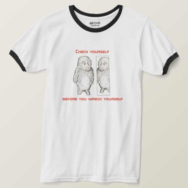 Verifique-se camisa (Frente do Design)