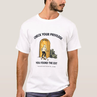 Verifique Seu Privilégio - Camiseta Masculina Bitc