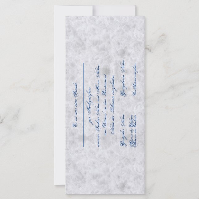 Vermählung Einladung zur Hochzeit Bekanntgabe (Frente)