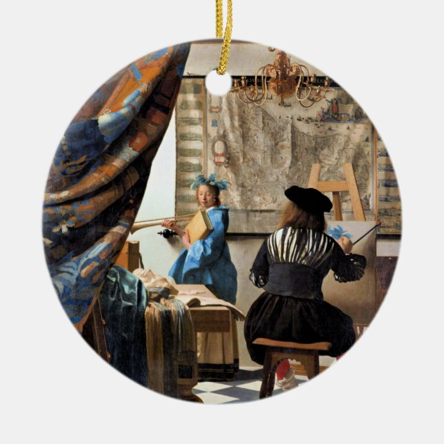 Vermeer - A Arte da Pintura do Ornamento Cerâmico (Frente)