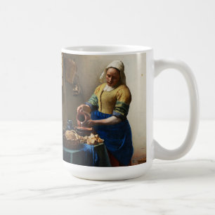 Vermeer a caneca do Milkmaid