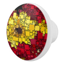 Vermelho, amarelo, e máscaras de mini caixas