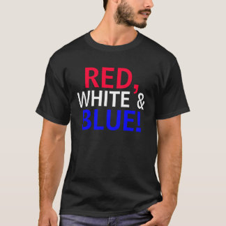 VERMELHO, BRANCO & AZUL - t-shirt da eleição