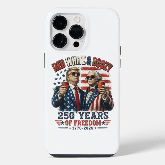 Vermelho Branco Bebado Trump George Washington 250 (Verso)