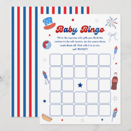 Vermelho Branco e Devido Cartão de Jogo de Bingo p