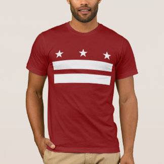 Vermelho do t-shirt do Washington DC