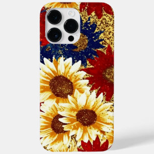 VERMELHO, DOURADO GLITTER, OLHA PARA OS FLORES AME