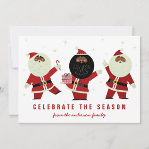 Vermelho e Branco Dançando Negro Santas