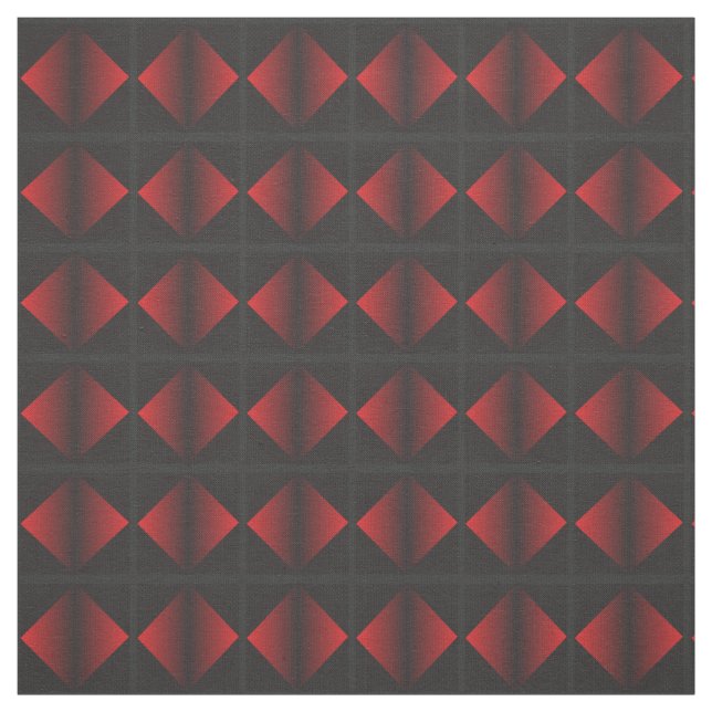 Vermelho e tecido de algodão do teste padrão do (Modelo)
