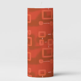 Vermelho Geométrico Abstrato Caprichoso