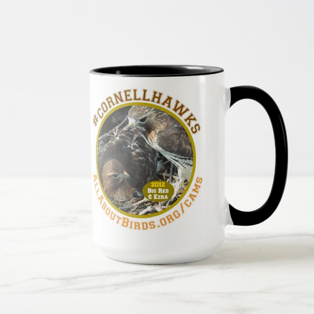 Vermelho grande e caneca da foto de Ezra (Direita)