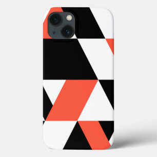 Vermelho-negro, moderno, moderno, design geométric