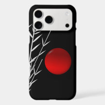 Vermelho-sol preto branco