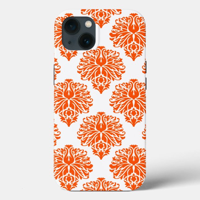 Vermilhão Elegant Damask (Verso)