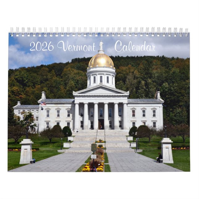 Vermont 2026 - Calendário (Capa)