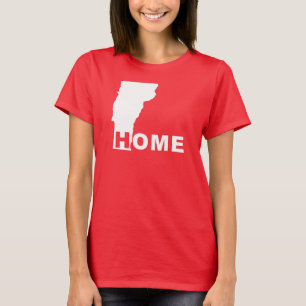 Vermont Casa Longe da Camiseta do Estado Camisetas