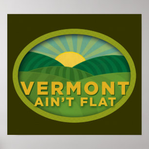 Vermont não é poster liso