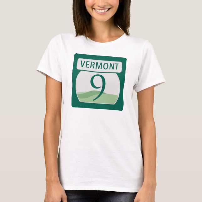Vermont Route 9 T-Shirt (Frente)
