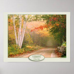 Vermont um papel de poster do valor do estado