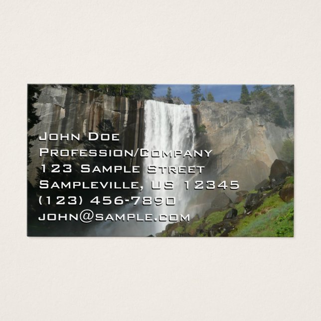 Vernal Cai no Parque Nacional Yosemite (Frente)