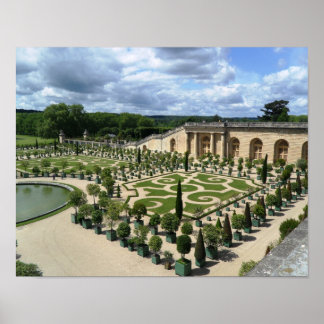 Versailles Gardens Orangerie França Palace Poster